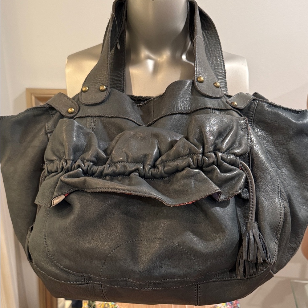 On Sale Today!!
Lucky Penny grayish green leather hobo shoulder